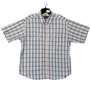 Royal Robbins Western Shirt Men XL Geometric Strip Button up with Snap Buttons